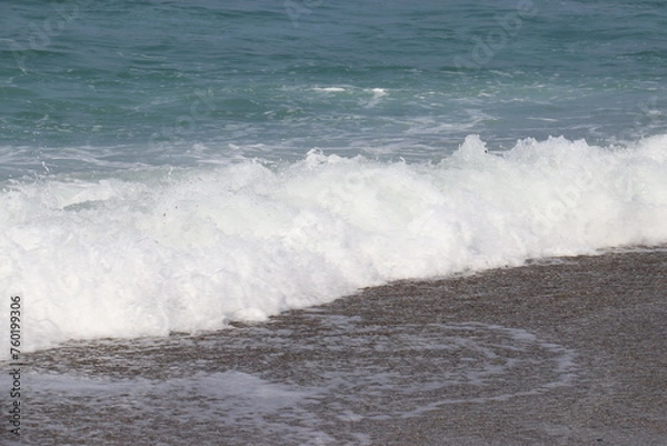 Fototapeta 打ち寄せる波