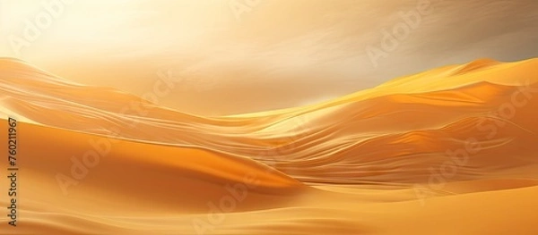 Obraz Majestic Desert Landscape with Vibrant Sunset Casting Shadows on the Sand Dunes