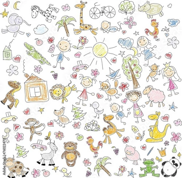 Fototapeta Детские рисунки