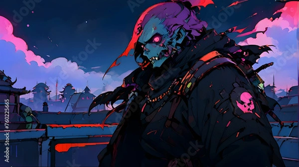 Obraz night in the forest