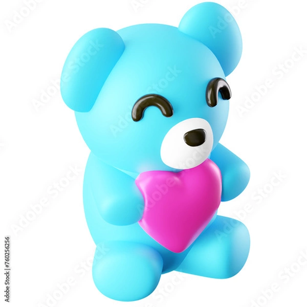 Obraz 3D Icon Teddy Bear Illustration