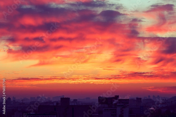 Fototapeta Orange sunset