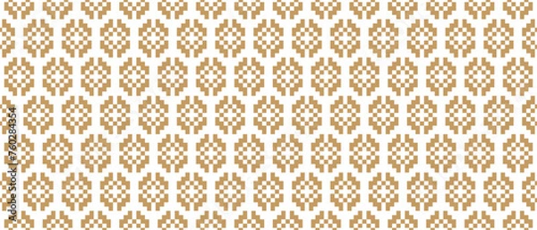 Obraz Seamless pattern background, Abstract pattern background, Fabric pattern, decorative graphic design wallpaper background for your design , vector illustration