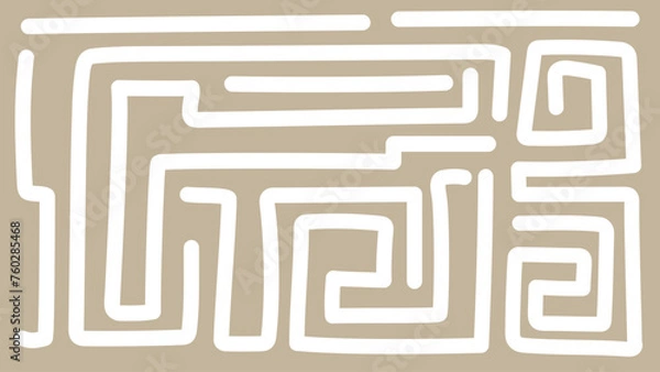 Obraz Abstract subtle maze vector pattern background