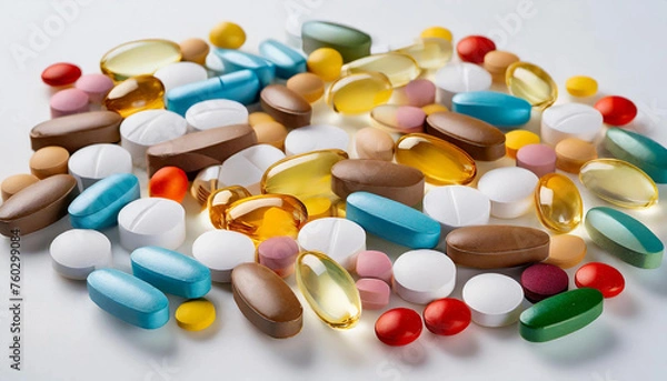 Obraz 
different types of pills