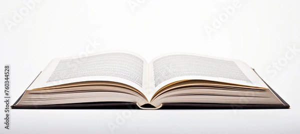 Fototapeta Open Book Isolated on white background