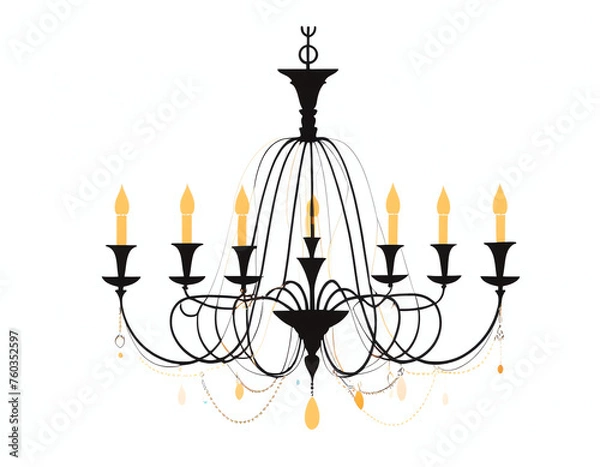 Obraz candlestick with candles