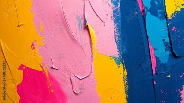 Obraz カラフルで鮮やかな幾何学的ポップアート