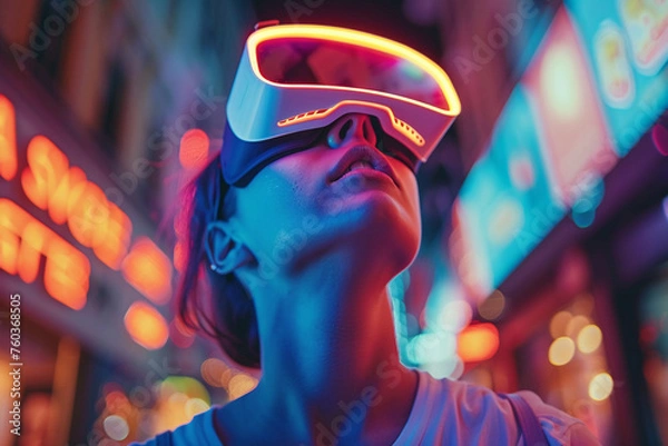 Fototapeta Explore the role of experiential marketing in global brand building, discussing how businesses create immersive and memorable experiences for consumers worldwide to foster brand loyalty and advocacy