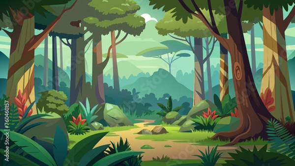 Fototapeta deep forest