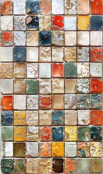 Fototapeta tile glazed texture.