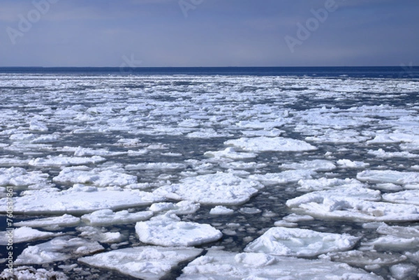 Obraz オホーツク海の流氷
