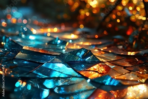 Fototapeta background with lights. generative ai