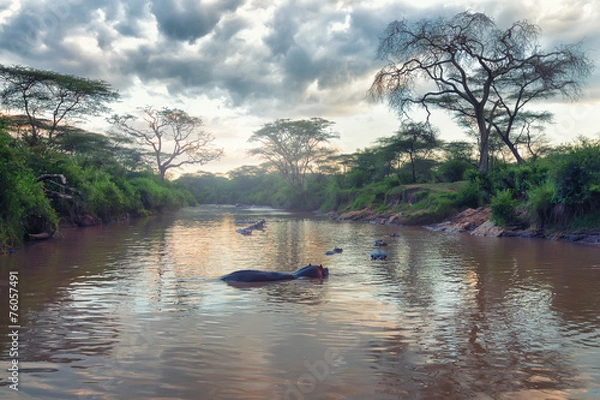 Obraz Afrykański krajobraz