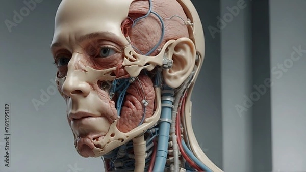 Obraz human skull anatomy