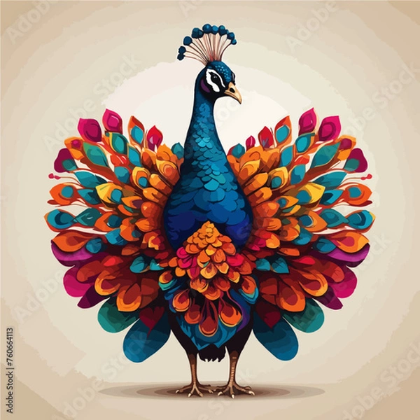 Obraz Colorful Peacock