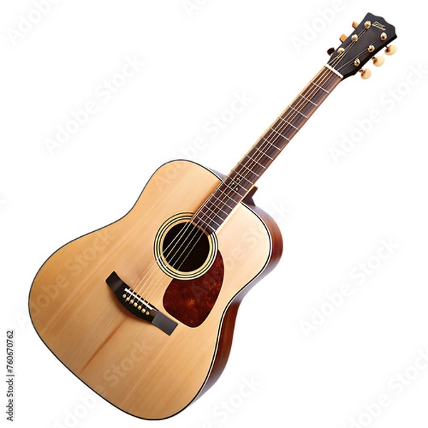 Fototapeta 3d illustration guitar red color clipping path