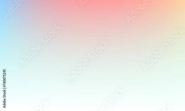 Obraz transparent soft colorful gradient effect