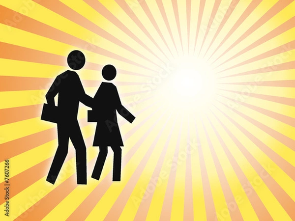 Fototapeta verso la luce