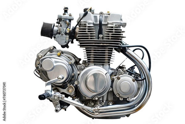Obraz motorcycle engine on a transparent background