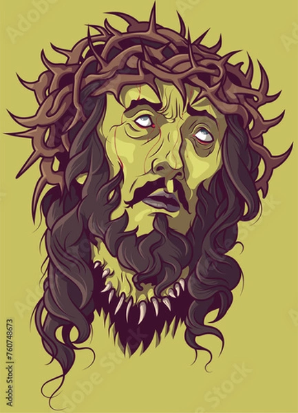 Fototapeta  head vector