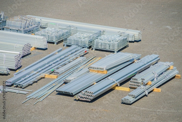 Fototapeta 建設資材の山