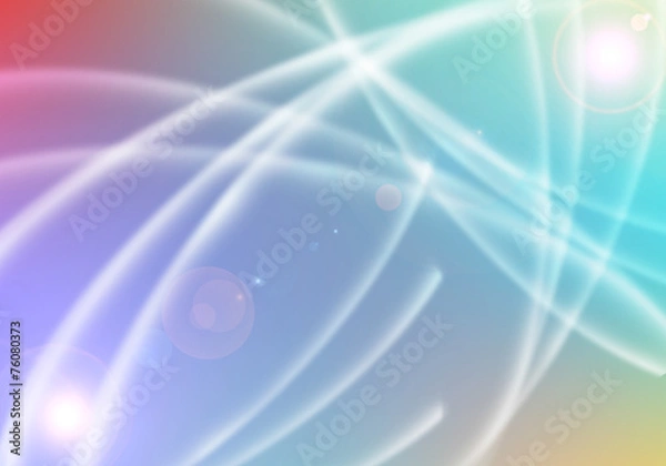 Obraz light lines colorful