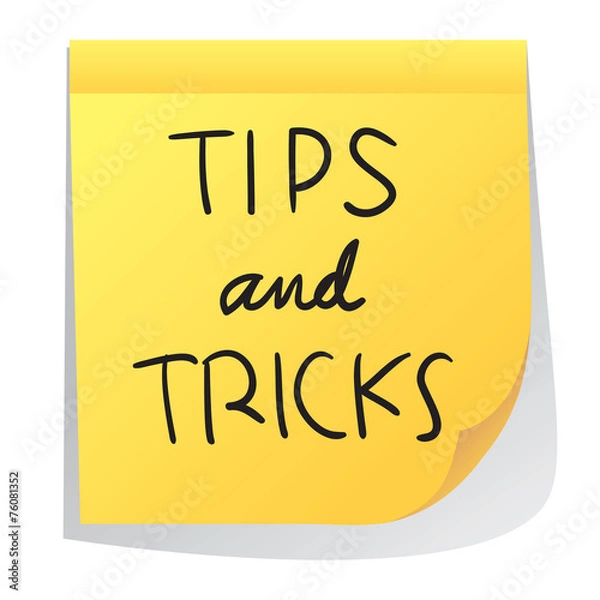 Fototapeta Tips nd Tricks