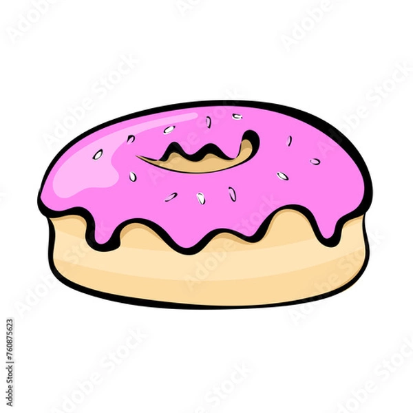 Fototapeta Pinker Donut