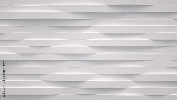Fototapeta Stripes on the surface. Bright, milky wave abstract background.