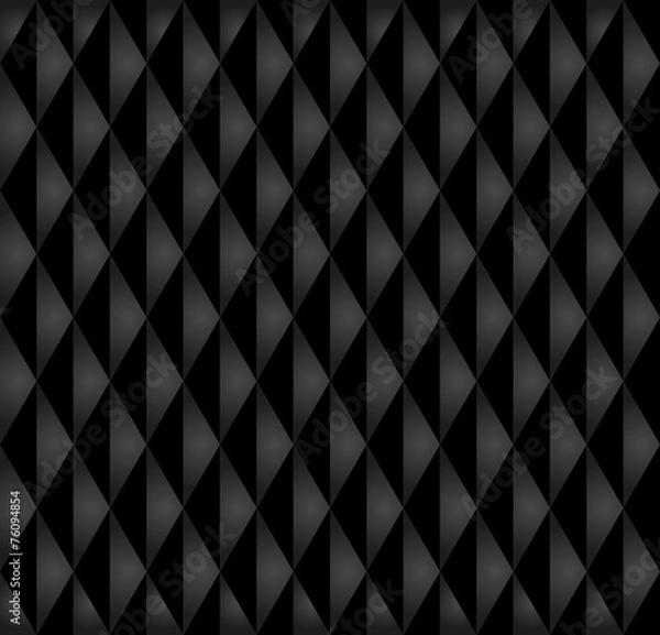Fototapeta Geometric Seamless Vector Abstract Pattern with Dark Triangles