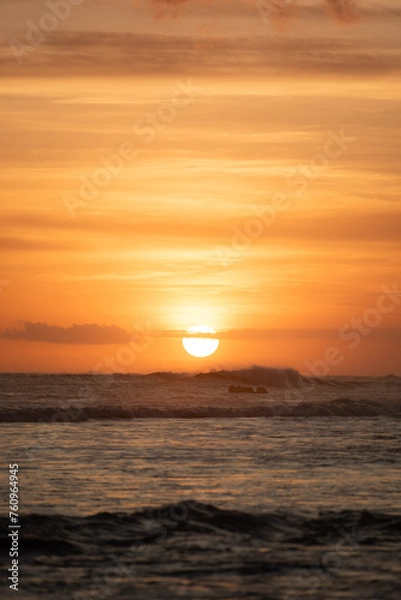 Obraz Vacation on Bali immersed in nature, sea and monkeys