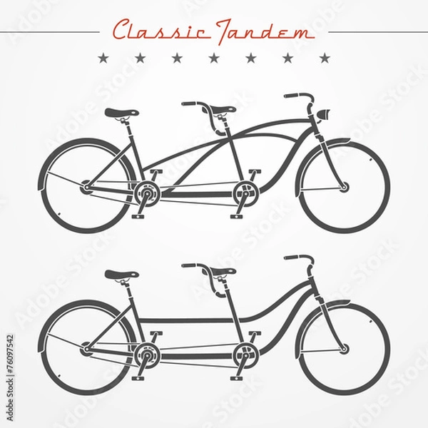 Obraz Tandem bicycle