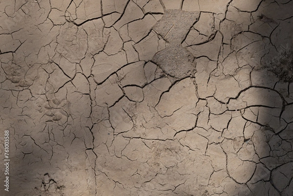 Obraz Cracked mud 
