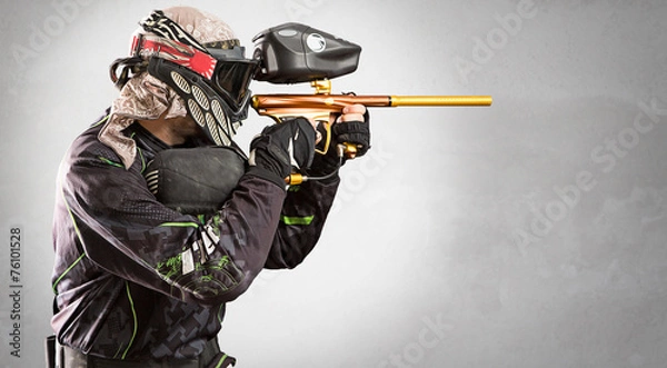 Obraz Paintball player