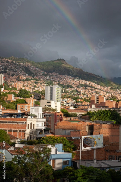 Obraz centro de medellin colombia