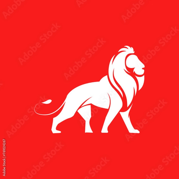 Fototapeta lion logo 