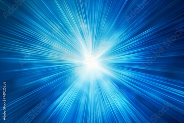 Fototapeta 集中線の背景素材、青、ビジネス