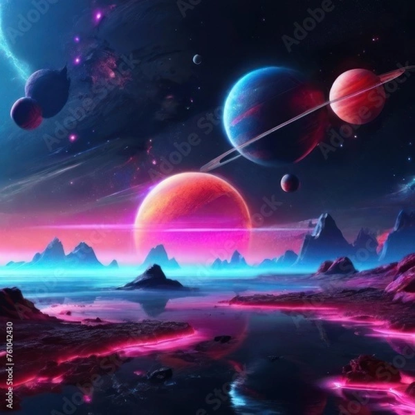 Obraz planet, imaginary