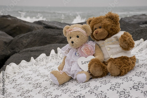 Fototapeta Orsacchiotti al mare