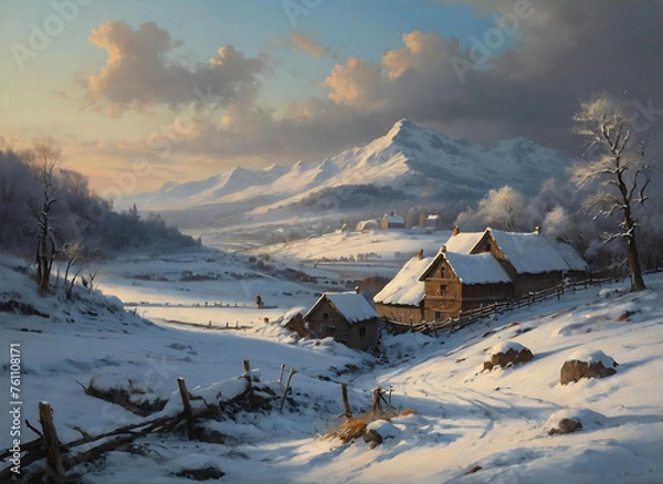 Fototapeta Impressive Winter Landscapes: Find Stunning Stock Photos on Adobe Stock