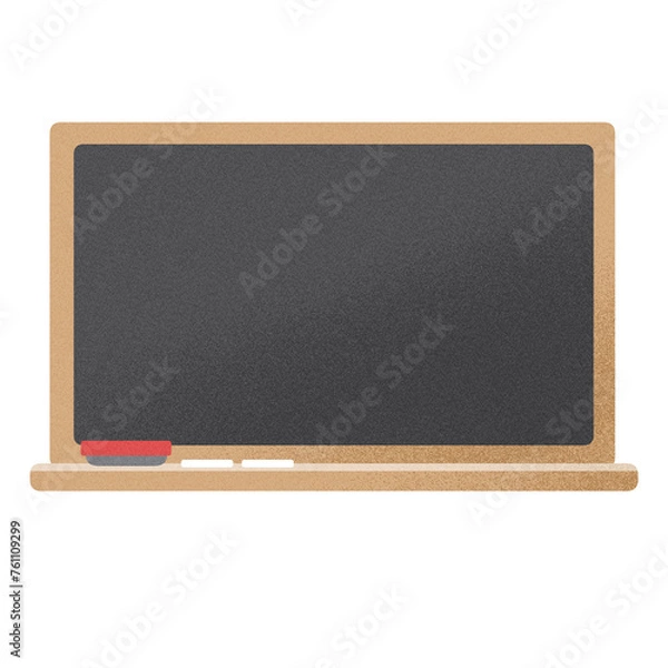 Obraz 플랫한 학교 칠판 일러스트