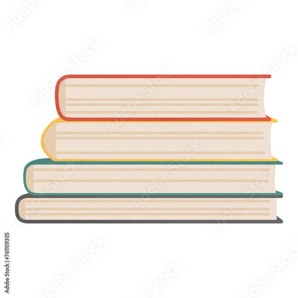 Obraz 플랫한 책 일러스트