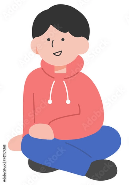 Obraz 귀여운 대학생 일러스트