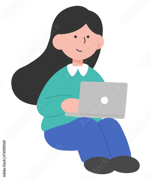 Obraz 귀여운 대학생 일러스트