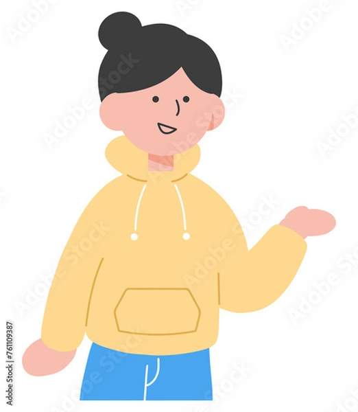 Obraz 귀여운 대학생 일러스트