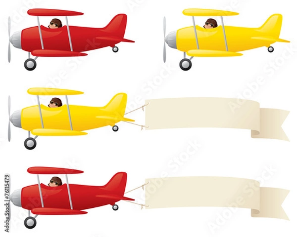 Fototapeta Biplanes