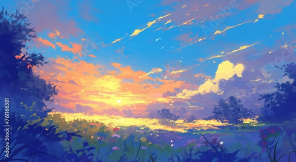 Obraz 풍경 에니메이션