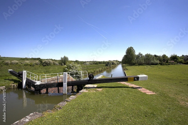 Obraz lock on canal