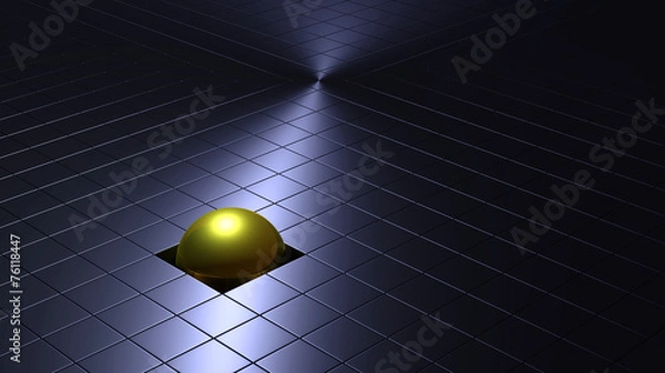 Obraz Golden Sphere Background